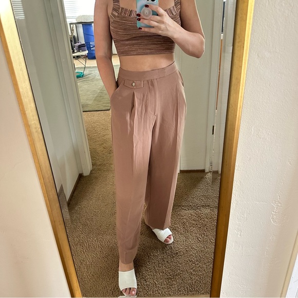 Madewell Pants - NWT Madewell Rosedale High-Rise Straight Pant in Crepe